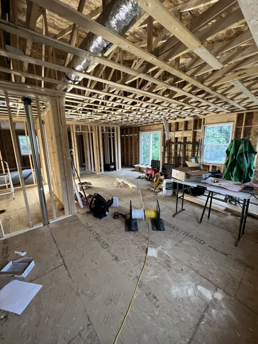 Framing the in-law suite