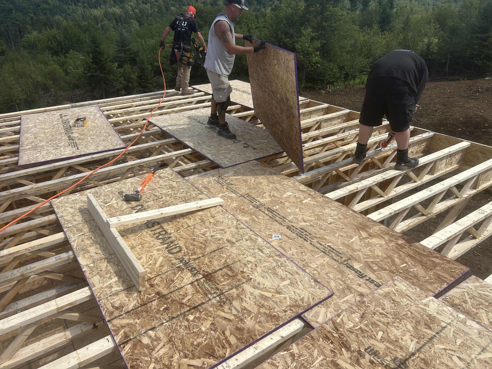 Floor system and sheathing