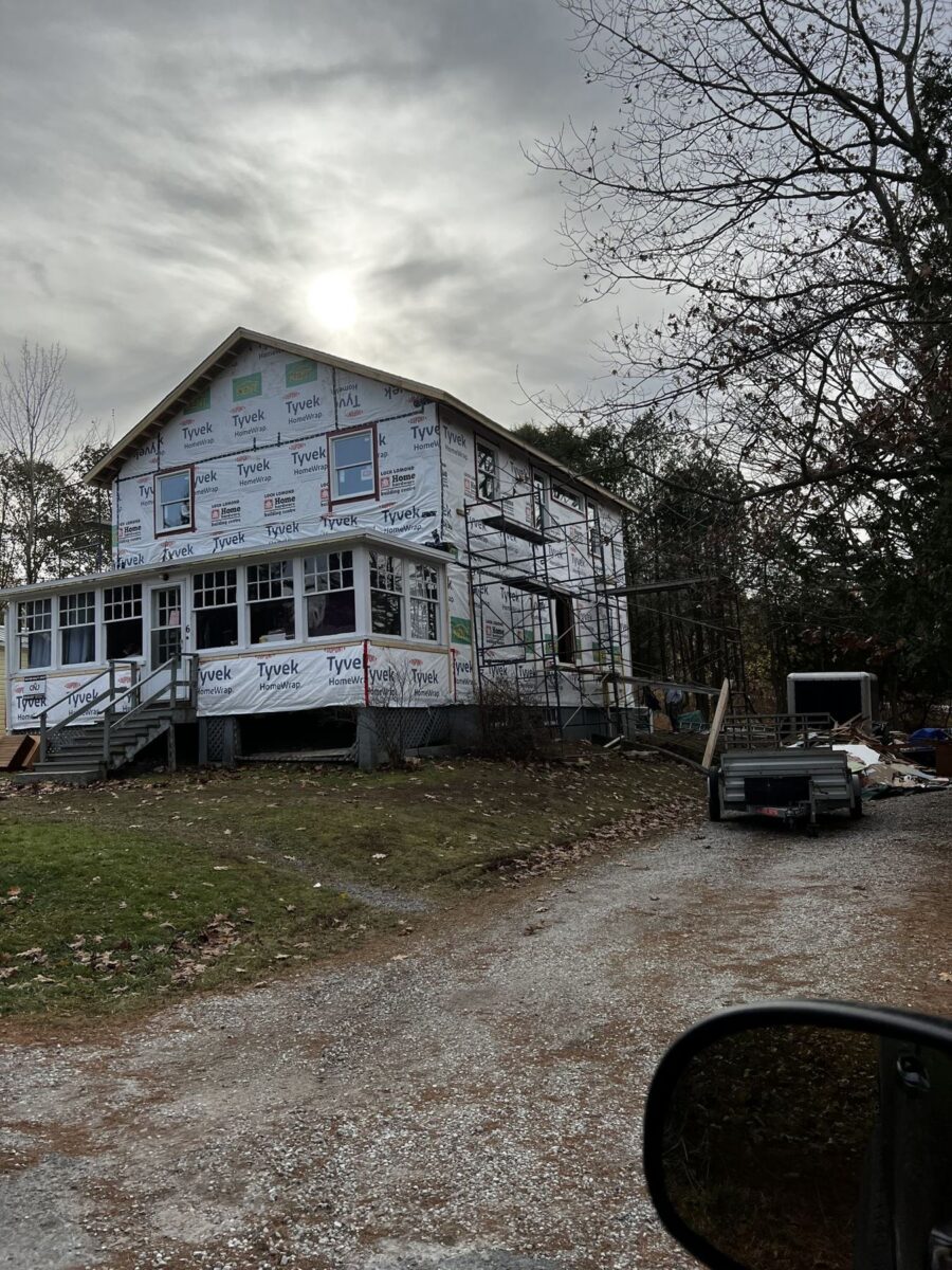 Second storey wrapped