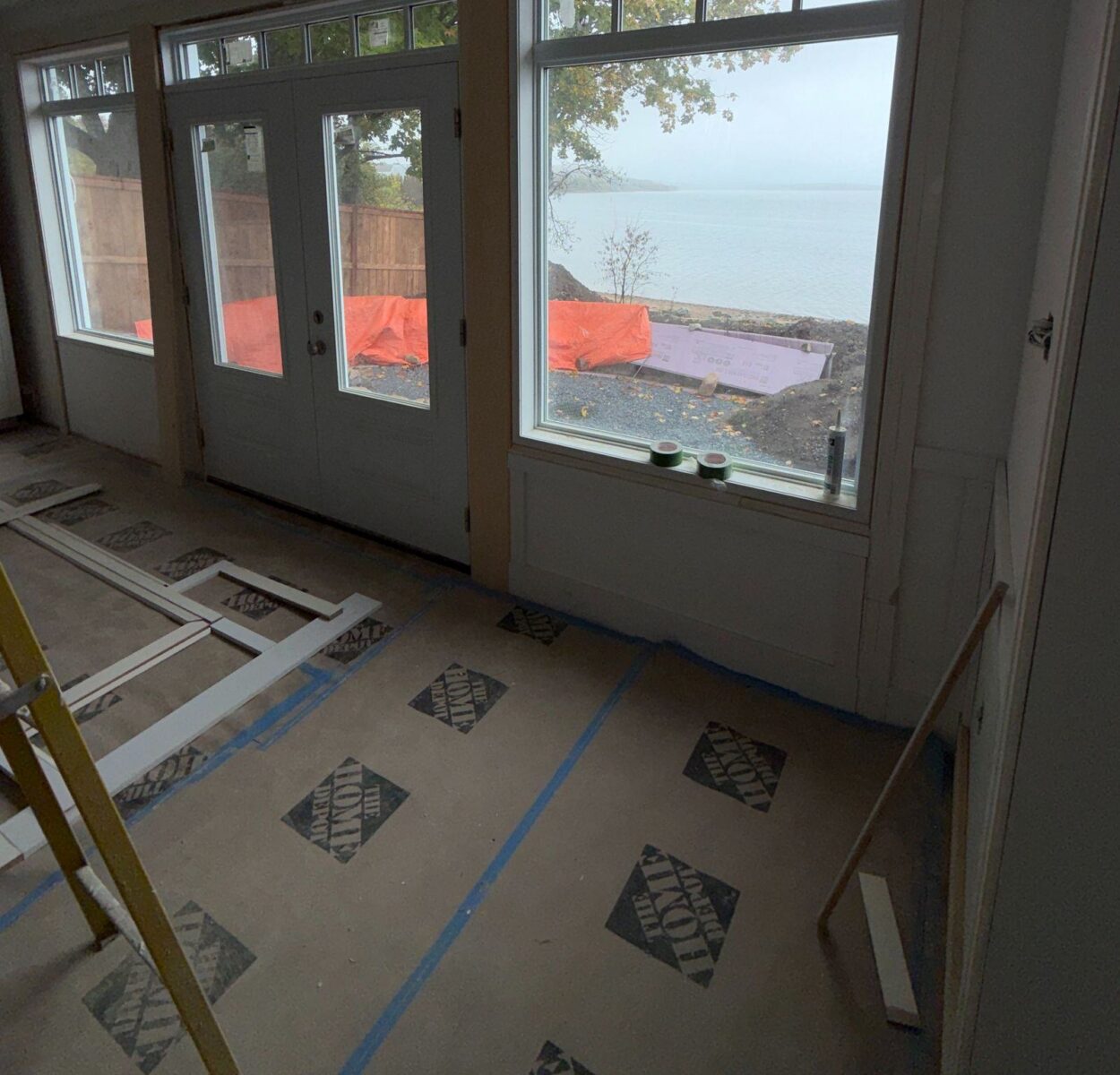 New windows facing the river