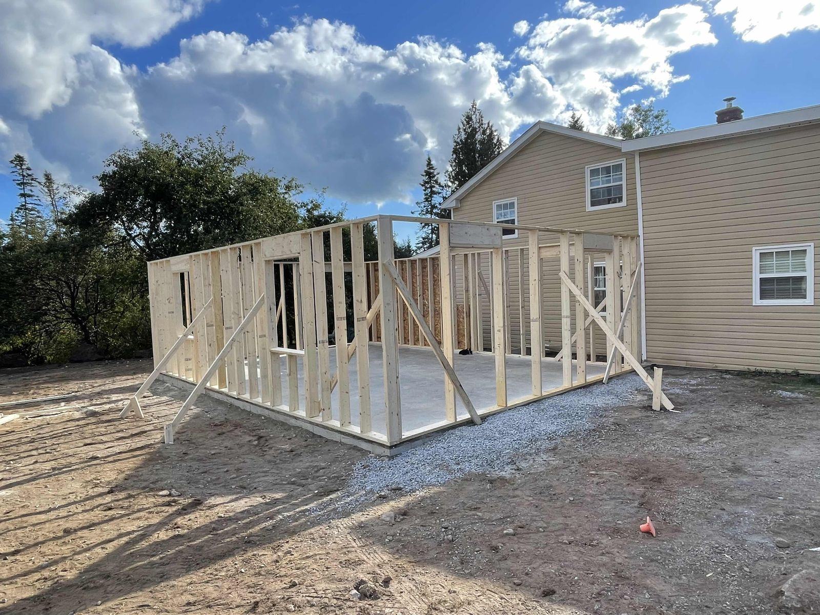 Framing the addition
